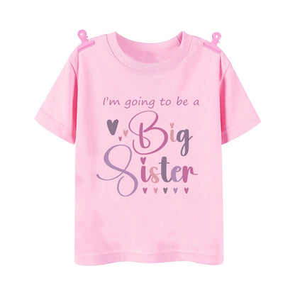 Promoted to Big Sister Rainbow T-shirt for Baby Girls Top Gift
