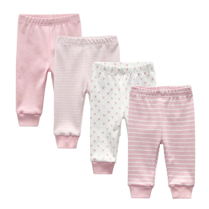 Soft Cartoon Baby Pants Set Baby Boys and Girls