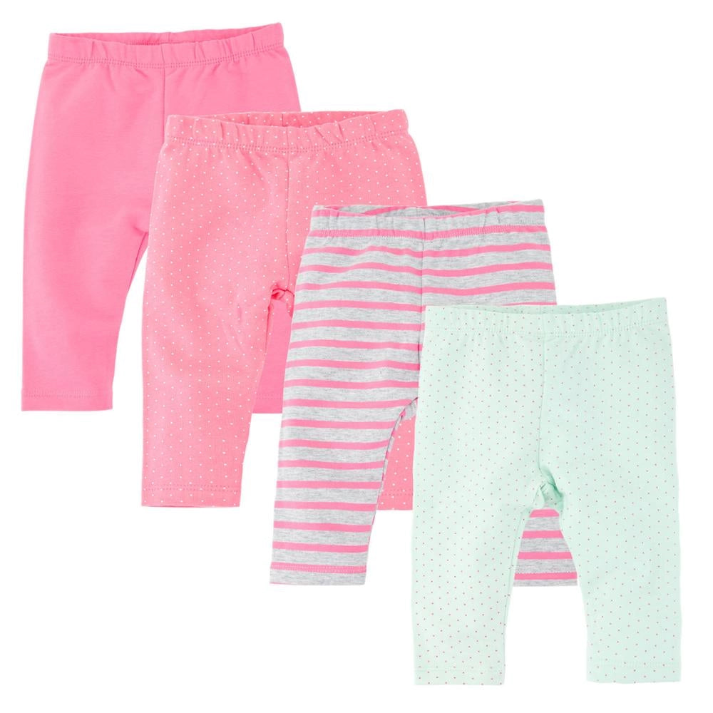 Autumn Baby Boy Girl Leggings Pants 4-Pack Set