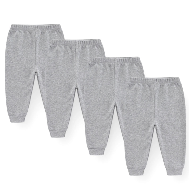 Infant Cotton Leggings Pants 4Pcs Set