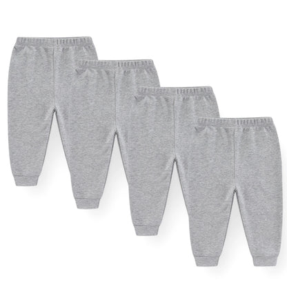 Infant Cotton Leggings Pants 4Pcs Set