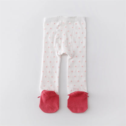 Baby Girl Knitted Stocking 4Pair Set Leggings Socks