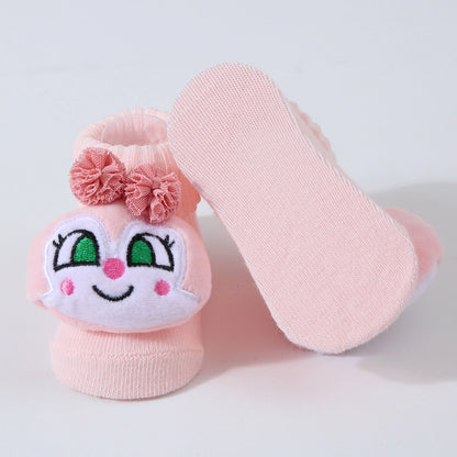Cute Cartoon Doll Newborn Socks Shoes