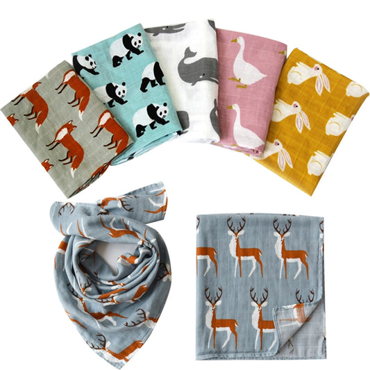 Organic Cotton Baby Blankets - Soft & Cozy Essentials Wrap