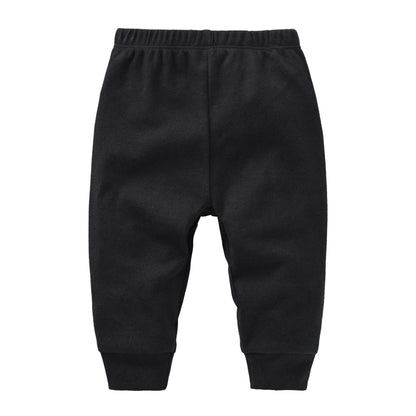 100% Cotton Baby Pants - Plain Colors New Born Baby Boy Girl