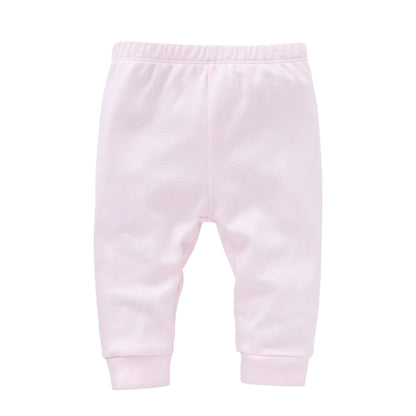 100% Cotton Baby Pants - Plain Colors New Born Baby Boy Girl