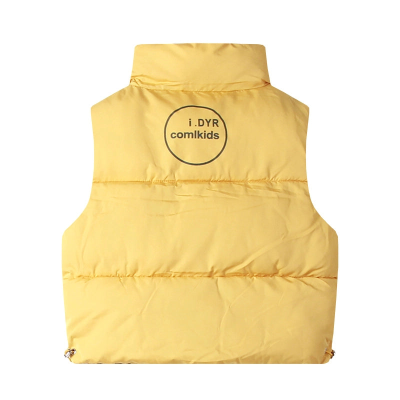 Kids Warm Cotton Vests Coats Jackets Boys Girls