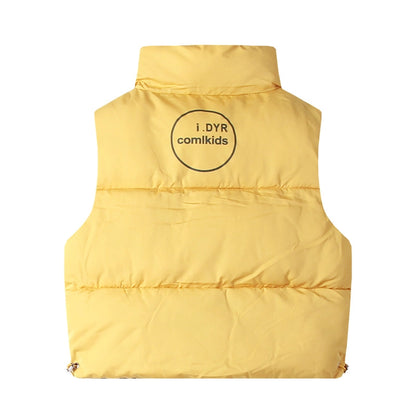 Kids Warm Cotton Vests Coats Jackets Boys Girls