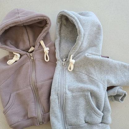 Autumn Baby Hoodie Coat - Casual Kids Zipper Cardigan Jacket