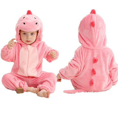 Pink Dinosaur Halloween Baby Rompers Costume