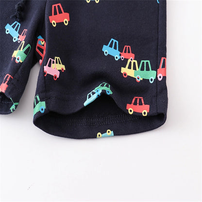 Baby Boys Shorts - With Car Prints
