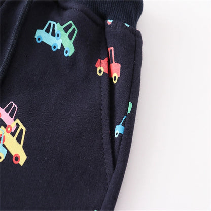 Baby Boys Shorts - With Car Prints