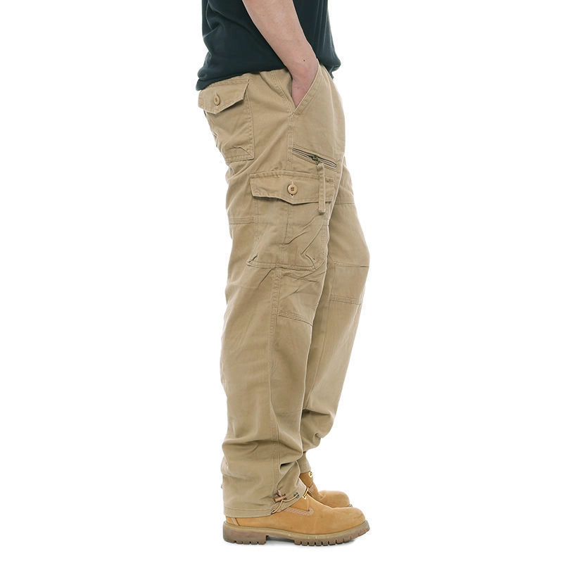 Tactical Cargo Boys Pants - Multi-Pocket Army Trousers