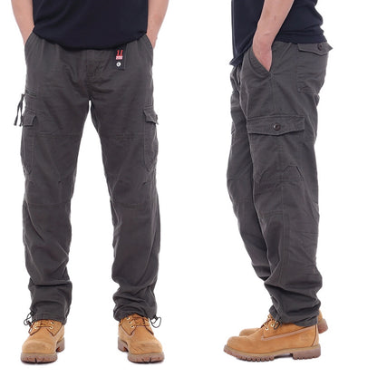 Tactical Cargo Boys Pants - Multi-Pocket Army Trousers