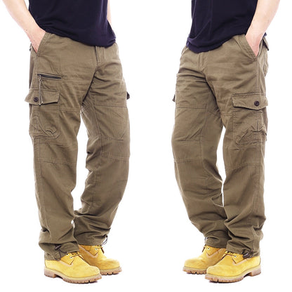 Tactical Cargo Boys Pants - Multi-Pocket Army Trousers