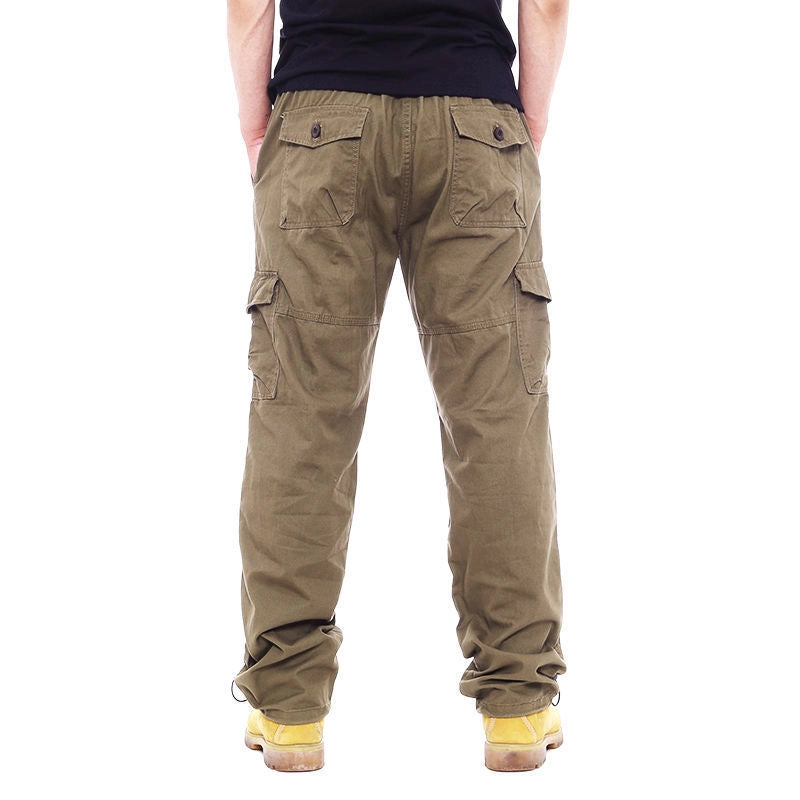 Tactical Cargo Boys Pants - Multi-Pocket Army Trousers