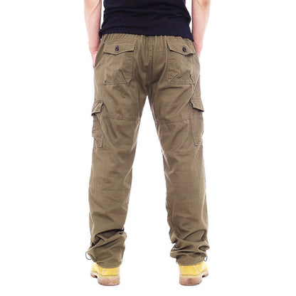 Tactical Cargo Boys Pants - Multi-Pocket Army Trousers
