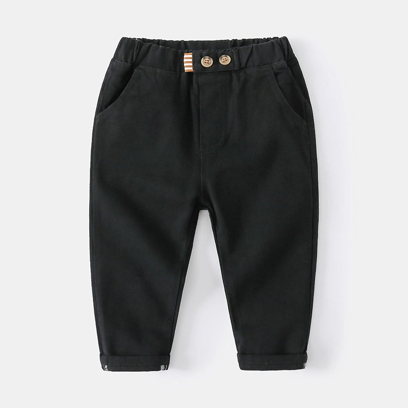 Kids Boys Cotton Casual Pants Trousers for 2-8 Years