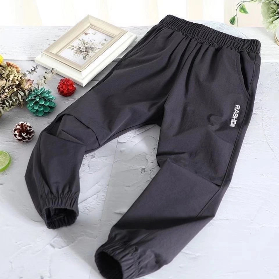 Boys Spring Casual Cotton Pants Trousers