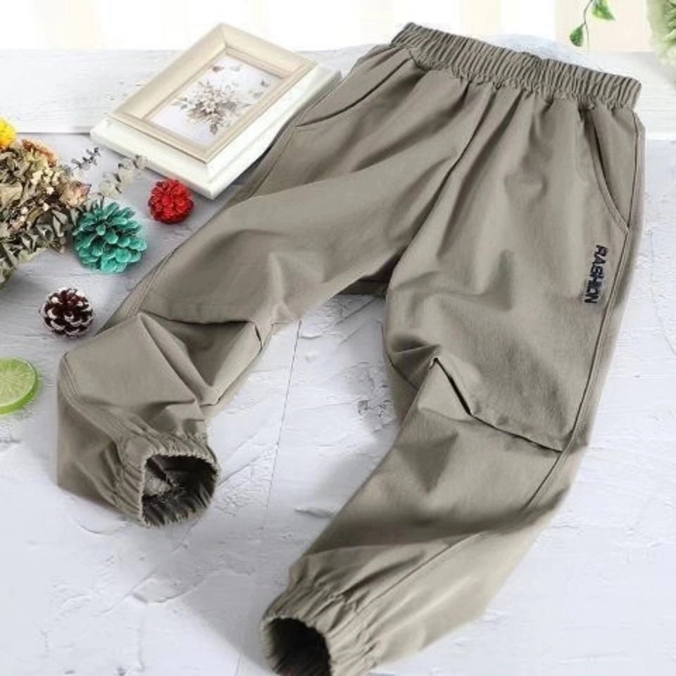 Boys Spring Casual Cotton Pants Trousers