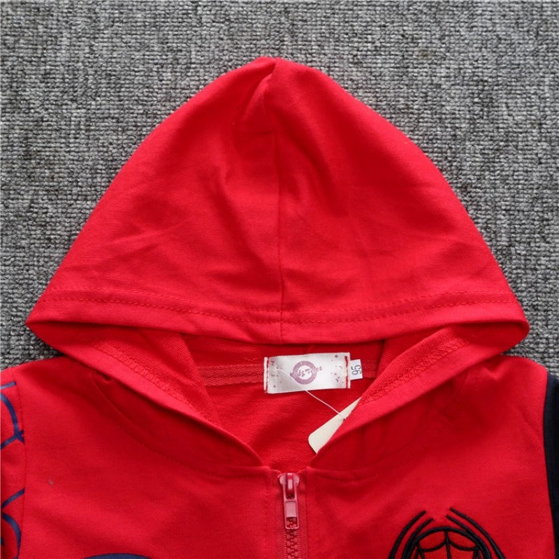 Marvel Spiderman Kids Hooded Jacket