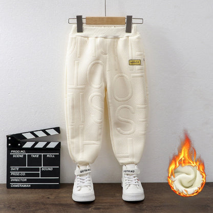 Thick Winter Sweatpants for Kids Boys