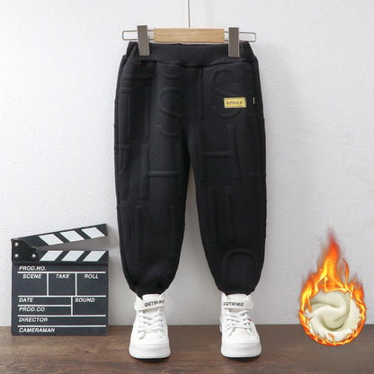 Thick Winter Sweatpants for Kids Boys