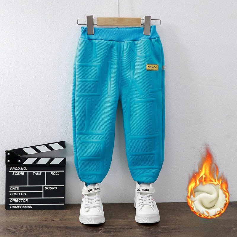 Thick Winter Sweatpants for Kids Boys