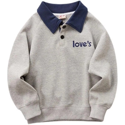 2024 Boys Long Sleeve Polo Shirts - Fashion Pullover for Kids