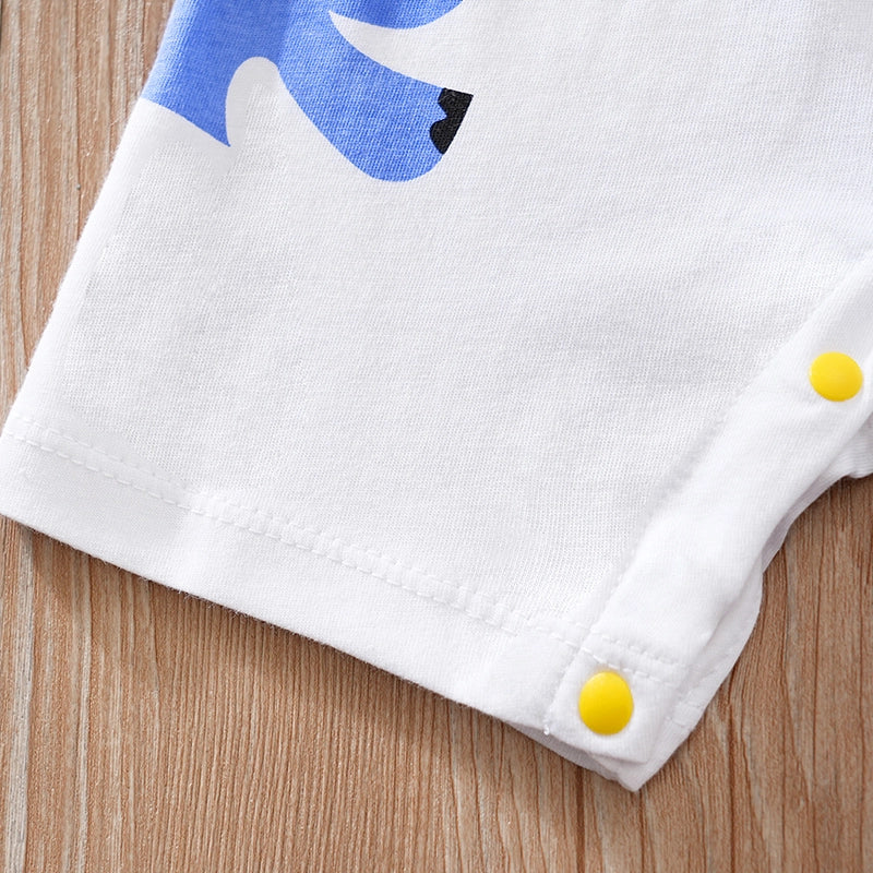 Cute Cartoon Animal Print Baby Bodysuit(unisex)