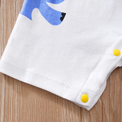 Cute Cartoon Animal Print Baby Bodysuit(unisex)