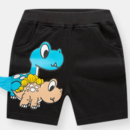Cute Dinosaur Cartoon Shorts for Boys
