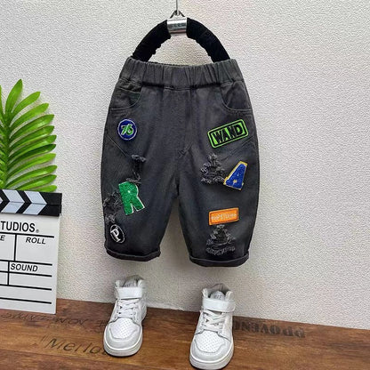 Boys' Summer Perforated Shorts