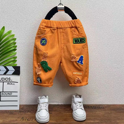 Boys' Summer Perforated Shorts