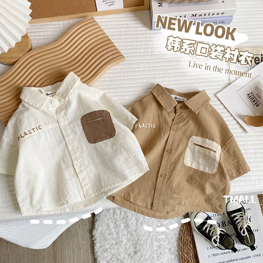 Boys' Summer Fashion Shirt - Trendy and Stylish
