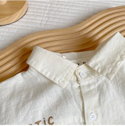 Boys' Summer Fashion Shirt - Trendy and Stylish