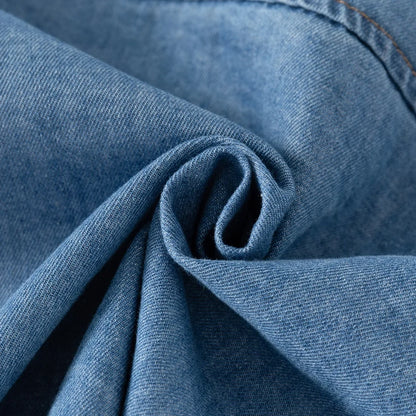 Kids Denim Academy Style Shirt
