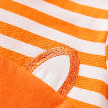 Cute Cartoon Fox Print Baby Bodysuit