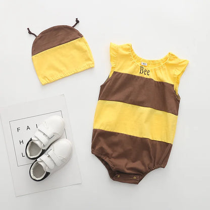 Newborn Baby Romper Set + Hat