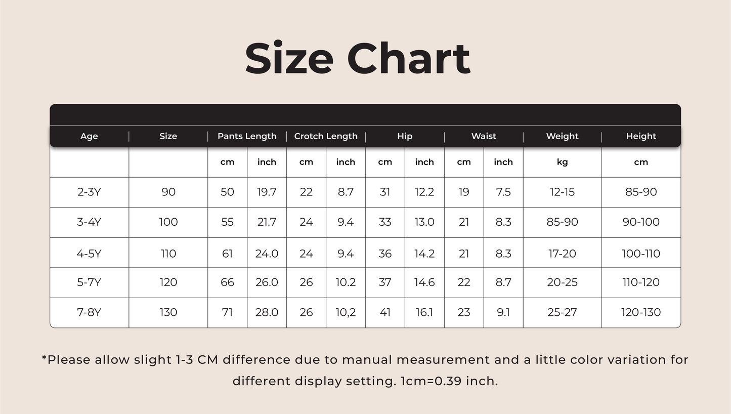 Kids Boys Cotton Casual Pants Trousers for 2-8 Years