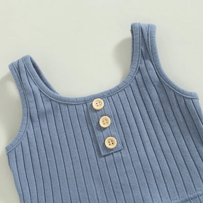 Summer Toddler Girls Outfit Set