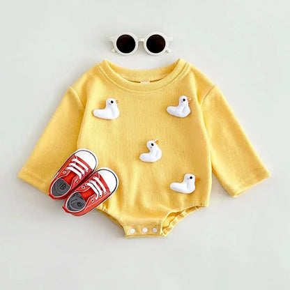 Cute Baby Triangle Bubble Romper