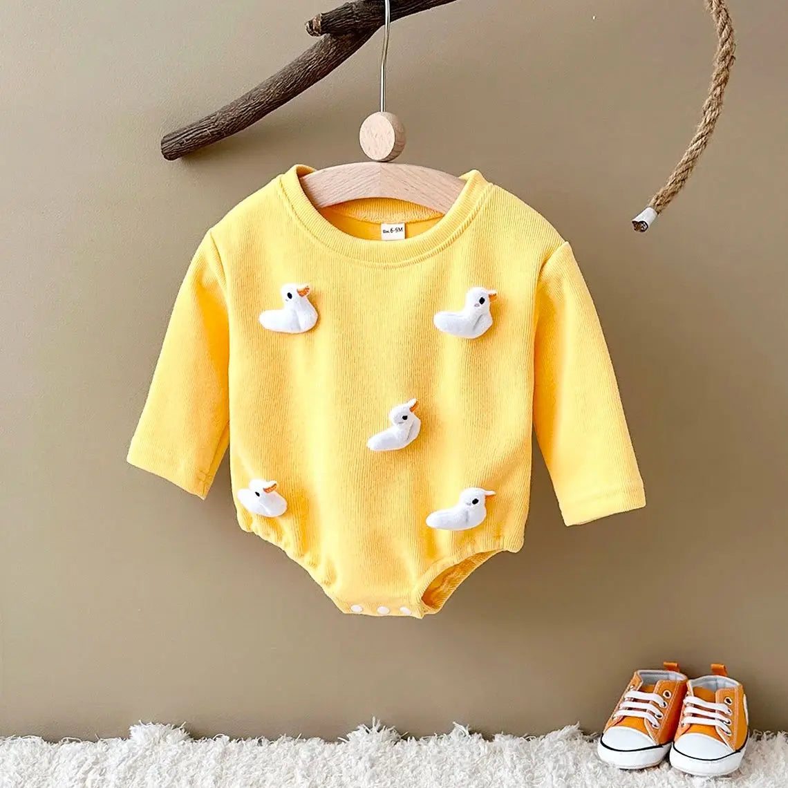Cute Baby Triangle Bubble Romper